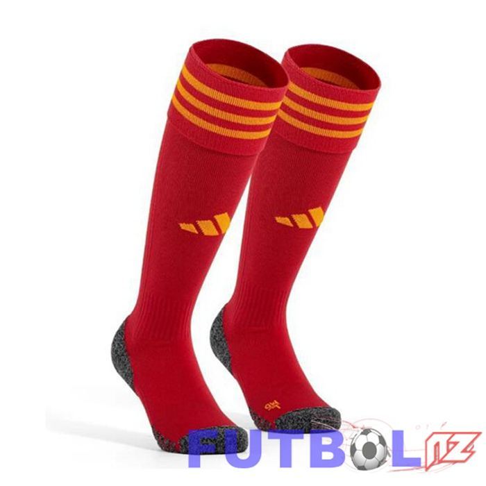 Calcetines De Futbol AS Roma Primera Rojo 2023/2024