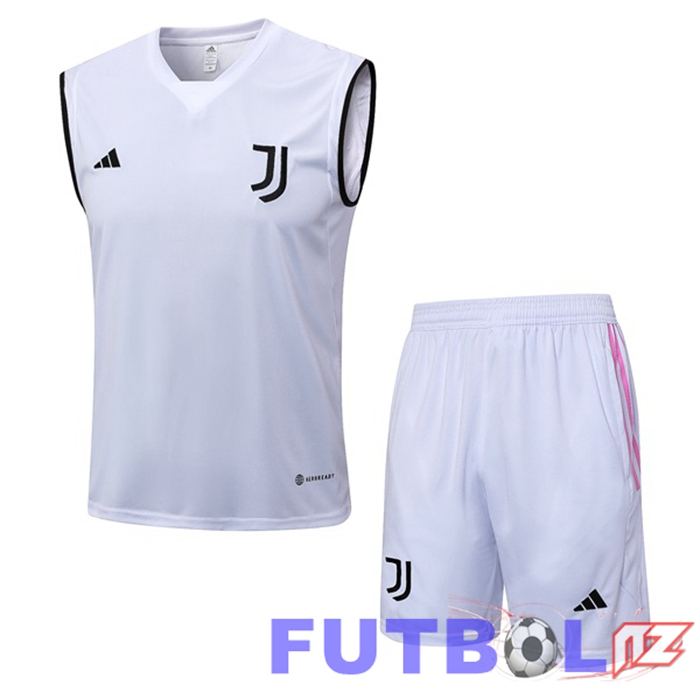 Chaleco De Futbol Juventus + Cortos Blanco 2023/2024