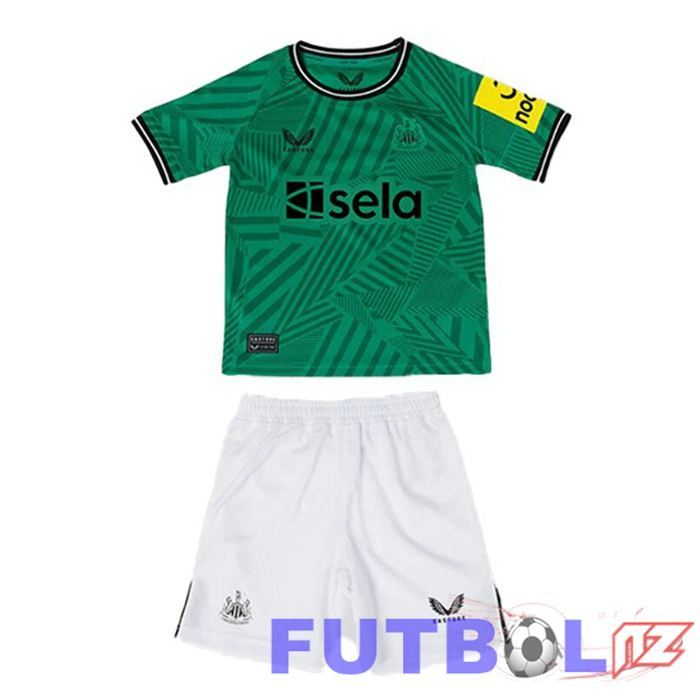 Camisetas De Futbol Newcastle United Ninos Segunda Verde 2023/2024 Camisetas De Futbol Newcastle United Ninos Segunda Verde 2023/2024