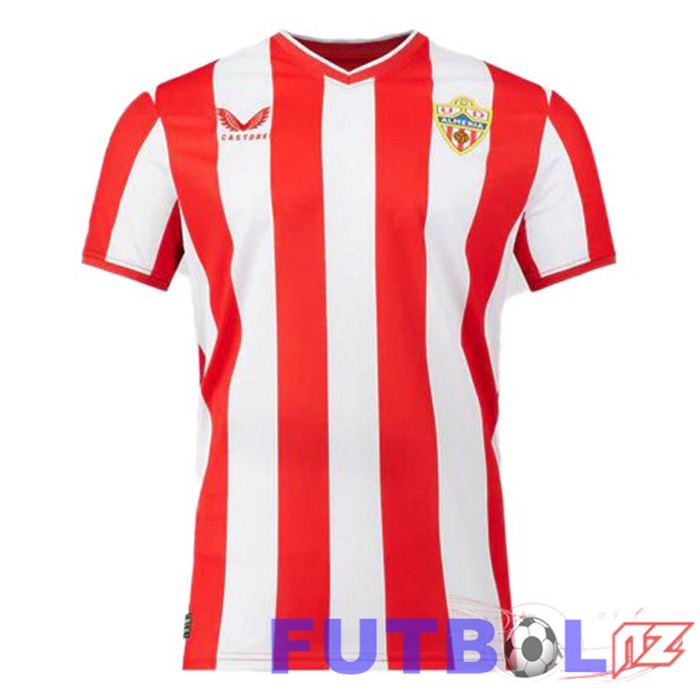 Camisetas De Futbol UD Almeria Primera Rojo Blanco 2023/2024