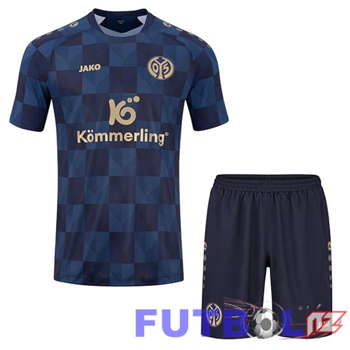 Camisetas De Futbol FSV Mainz 05 Ninos Segunda Azul 2023/2024