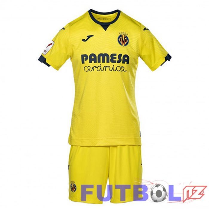 Camisetas De Futbol Villarreal Ninos Primera Amarillo 2023/2024