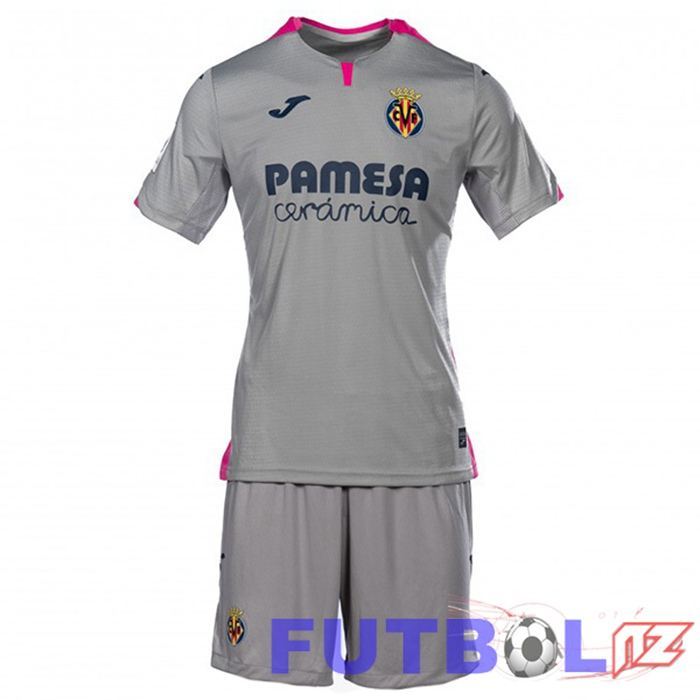Camisetas De Futbol Villarreal Ninos Tercera Gris 2023/2024