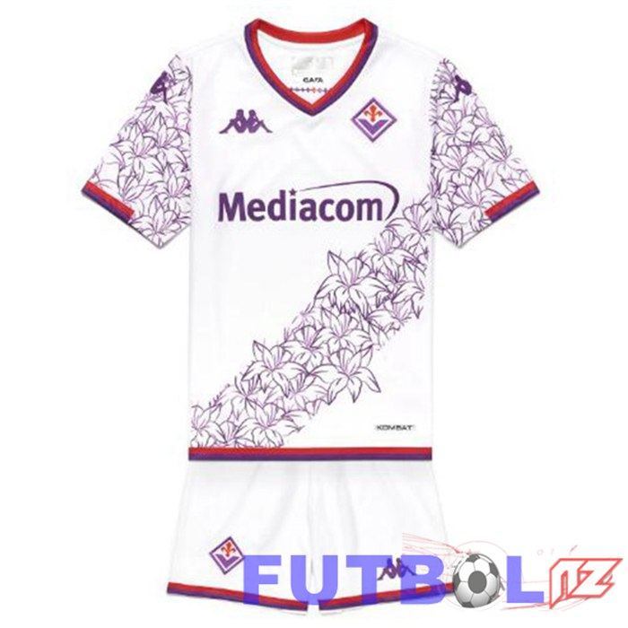 Camisetas De Futbol ACF Fiorentina Ninos Primera Blanco 2023/2024