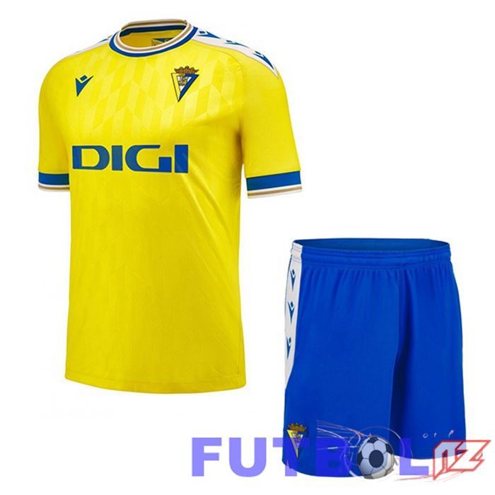Camisetas De Futbol Cadiz CF Ninos Primera Amarillo 2023/2024 Camisetas De Futbol Cadiz CF Ninos Primera Amarillo 2023/2024
