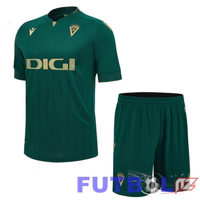 Camisetas De Futbol Cadiz CF Ninos Tercera Verde 2023/2024 Camisetas De Futbol Cadiz CF Ninos Tercera Verde 2023/2024