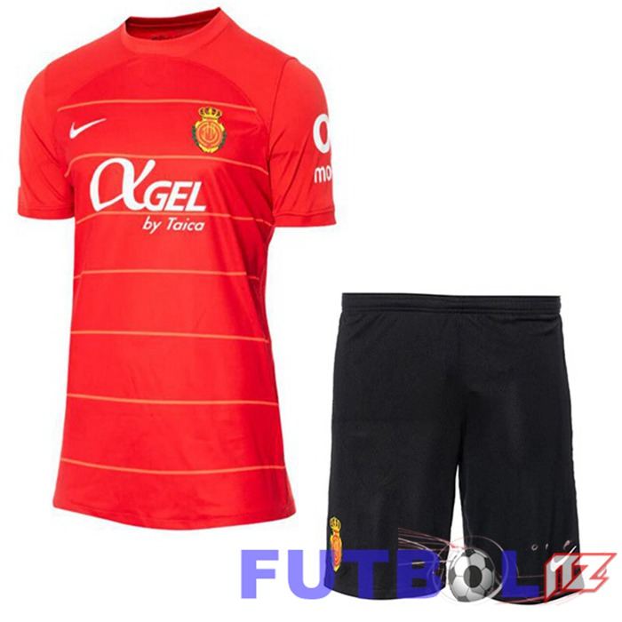 Camisetas De Futbol RCD Mallorca Ninos Primera Rojo 2023/2024