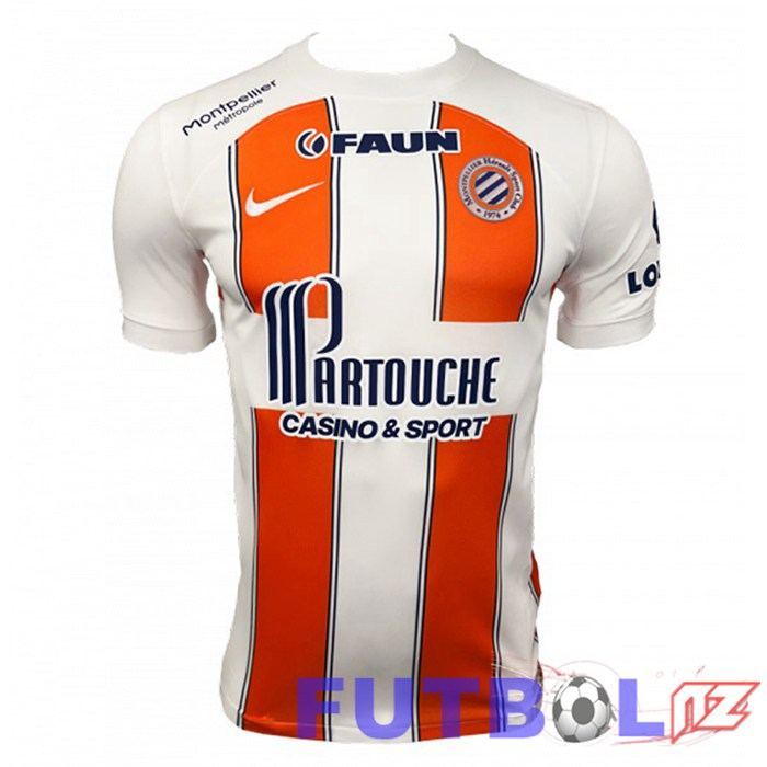 Camisetas De Futbol Montpellier HSC Segunda Blanco Naranja 2023/2024