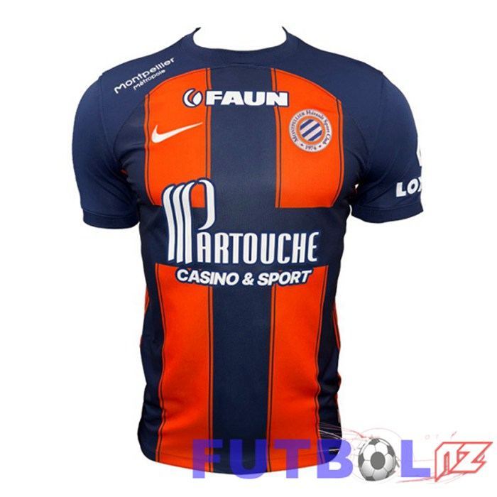 Camisetas De Futbol Montpellier HSC Primera Azul Naranja 2023/2024