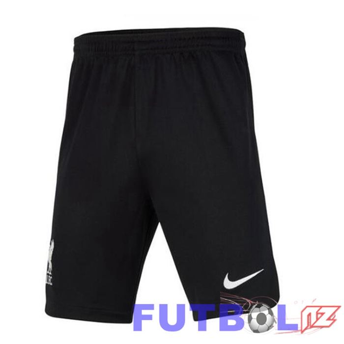 Cortos De Futbol FC Liverpool Segunda Negro 2023/2024