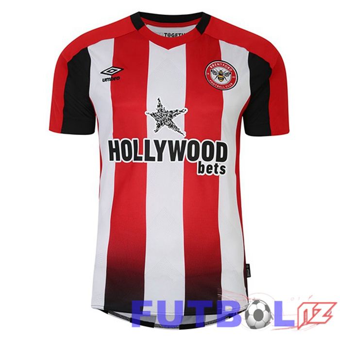Camisetas De Futbol Brentford FC Primera Rojo Blanco 2023/2025