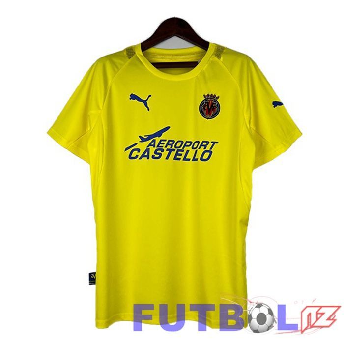 Camisetas De Futbol Villarreal Retro Primera Amarillo 2005-2006