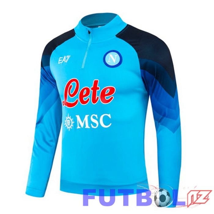 Sudadera De Entrenamiento SSC Napoli Azul 2023/2024