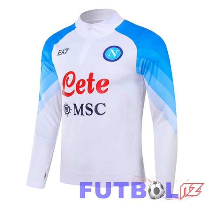 Sudadera De Entrenamiento SSC Napoli Blanco 2023/2024