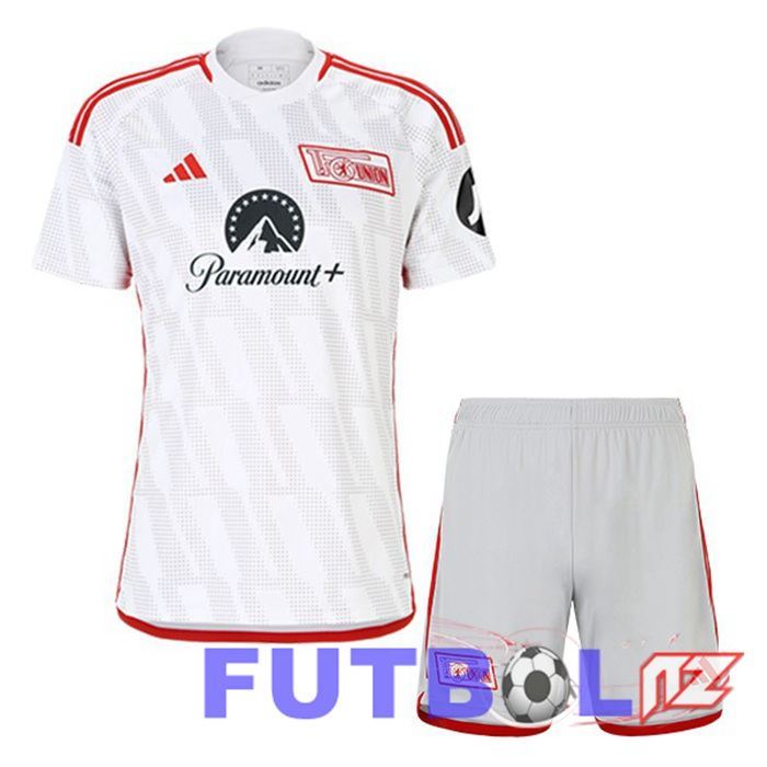 Camisetas De Futbol FC Union Berlin Ninos Segunda Blanco 2023/2024