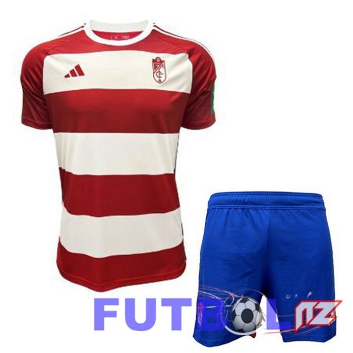 Camisetas De Futbol Granada CF Ninos Primera Rojo 2023/2024