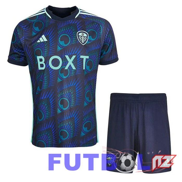 Camisetas De Futbol Leeds United Ninos Segunda Azul 2023/2024