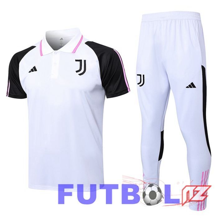 Camiseta Polo Juventus + Pantalones Blanco 2023/2024