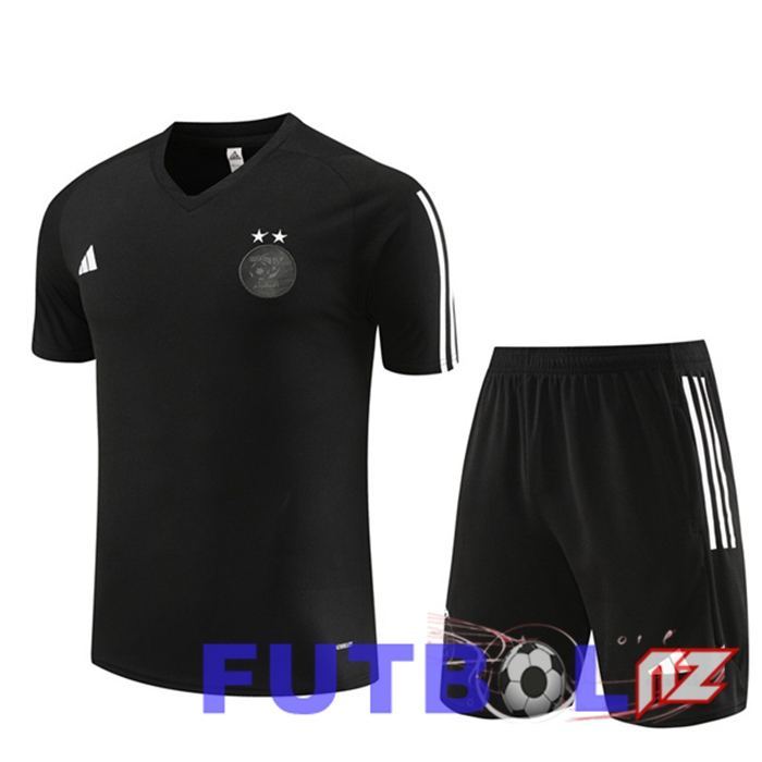 Camiseta Entrenamiento Argelia + Cortos Negro 2023/2024