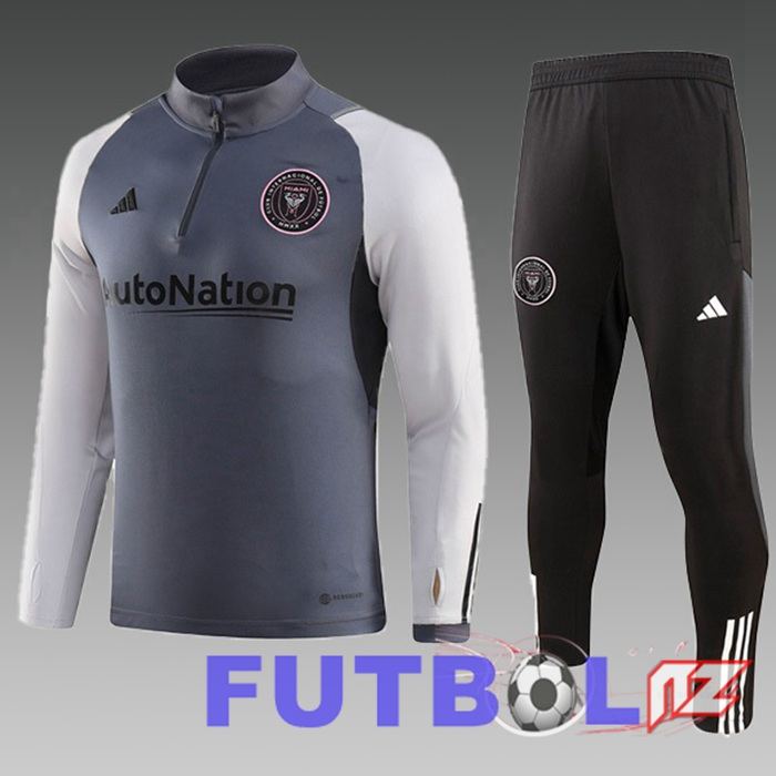 Chandal Equipos De Futbol Inter Miami CF Ninos Gris 2023/2024 Chandal Equipos De Futbol Inter Miami CF Ninos Gris 2023/2024
