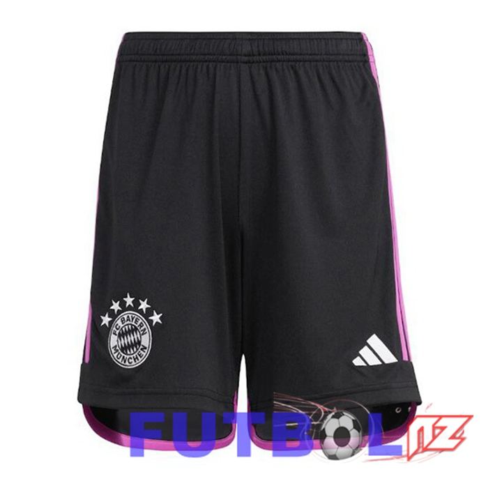 Cortos De Futbol Bayern Munich Segunda Negro 2023/2024