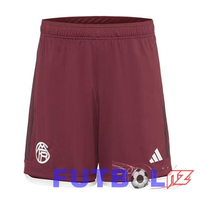 Cortos De Futbol Bayern Munich Tercera Rojo 2023/2024
