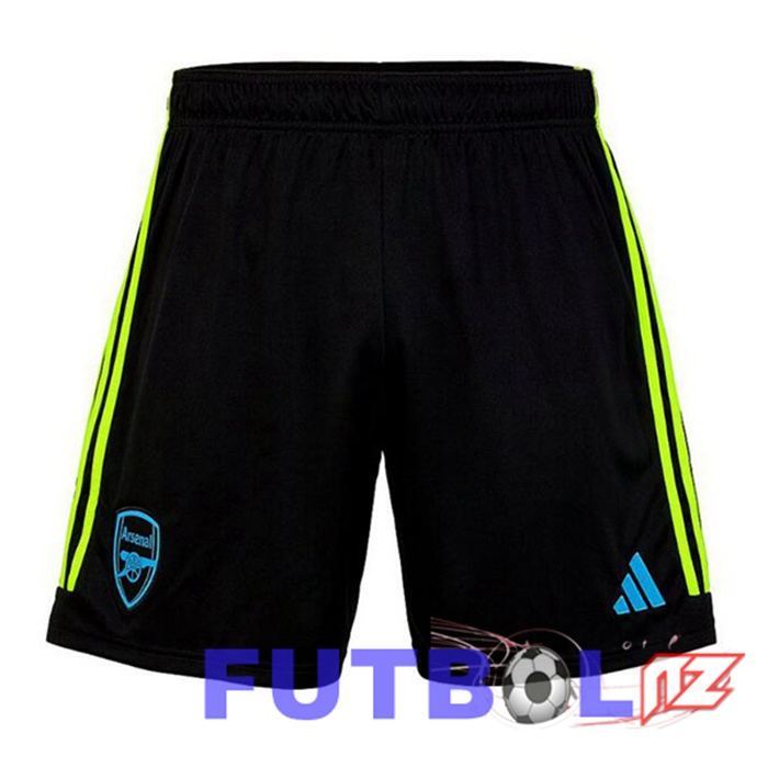 Cortos De Futbol Arsenal Segunda Negro 2023/2024 Cortos De Futbol Arsenal Segunda Negro 2023/2024
