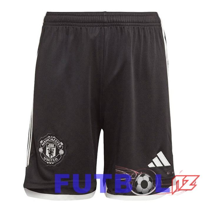 Cortos De Futbol Manchester United Segunda Negro 2023/2024