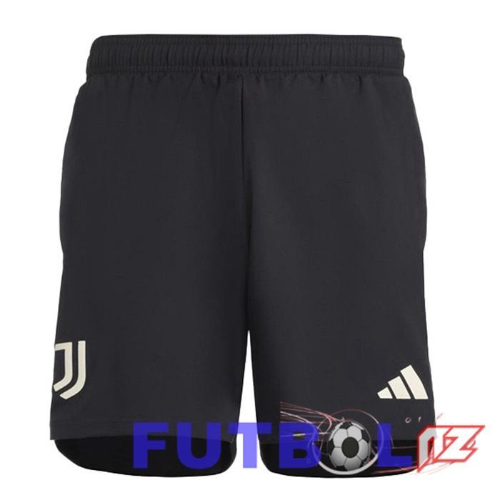 Cortos De Futbol Juventus Tercera Negro 2023/2024