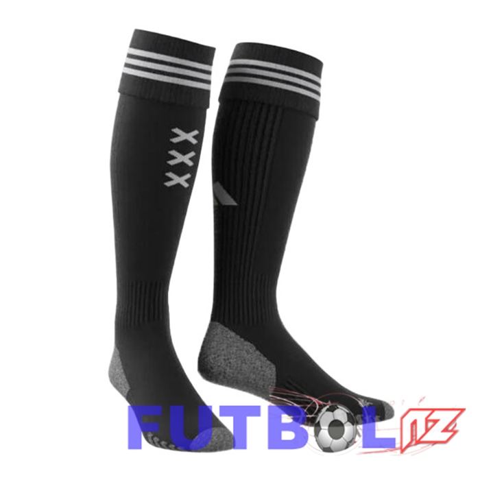Calcetines De Futbol AFC Ajax Tercera Negro 2023/2024 Calcetines De Futbol AFC Ajax Tercera Negro 2023/2024