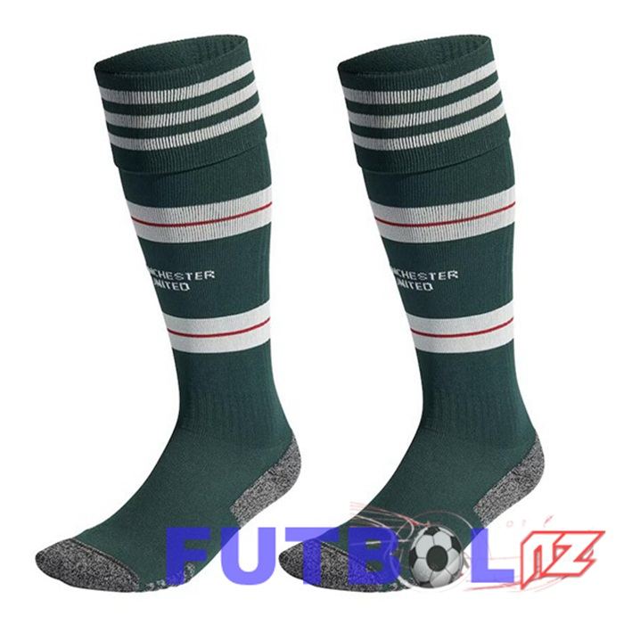 Calcetines De Futbol Manchester United Segunda Verde 2023/2024