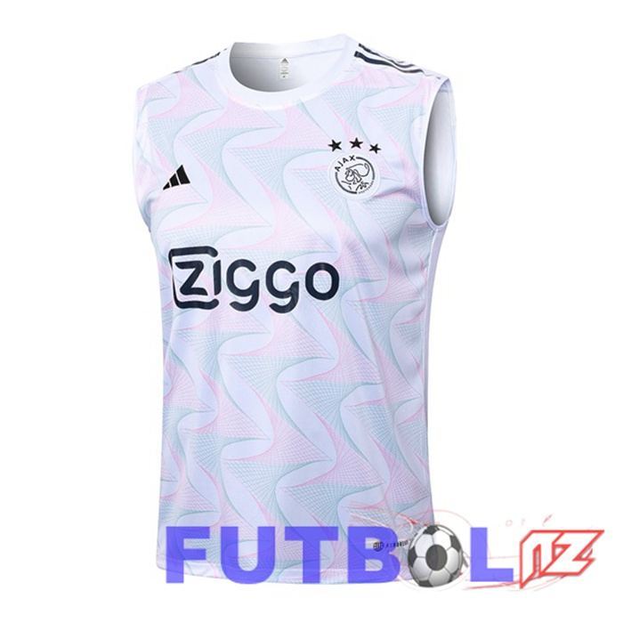 Chaleco De Futbol AFC Ajax Blanco 2023/2024