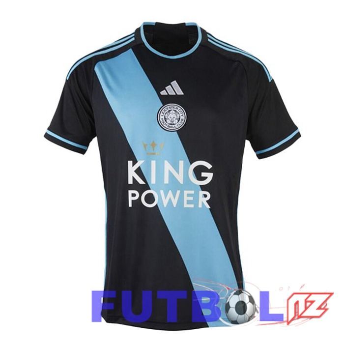 Camisetas De Futbol Leicester City Segunda Azul Negro 2023/2024