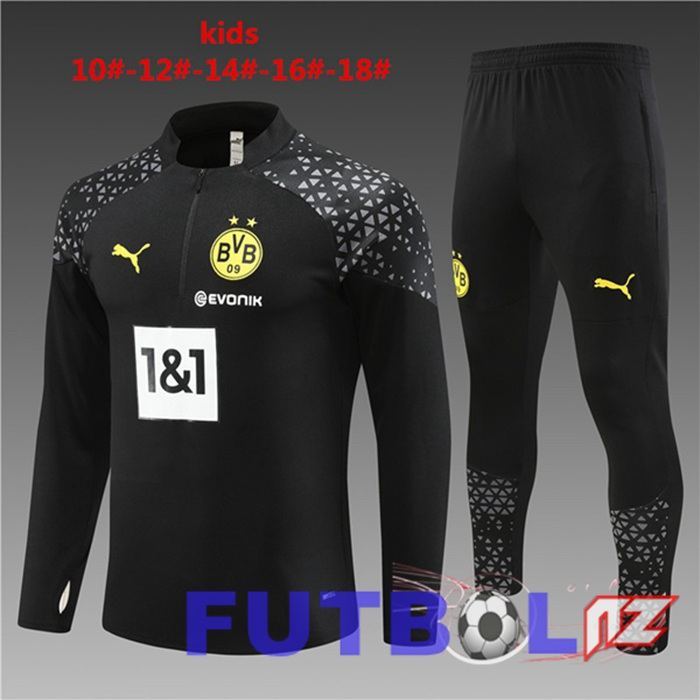 Chandal Equipos De Futbol Dortmund BVB Ninos Negro 2023/2024