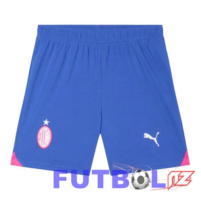 Cortos De Futbol AC Milan Tercera Azul 2023/2024