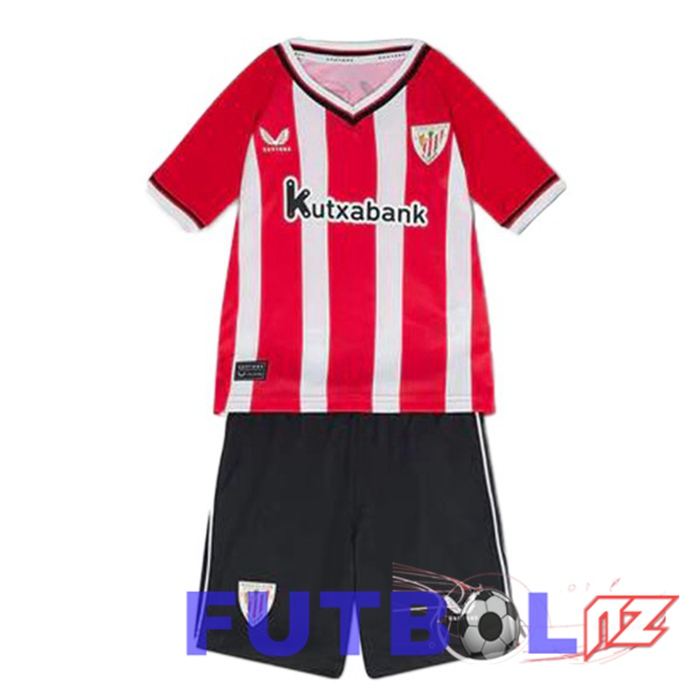 Camisetas De Futbol Athletic Bilbao Ninos Primera Rojo 2023/2024 Camisetas De Futbol Athletic Bilbao Ninos Primera Rojo 2023/2024