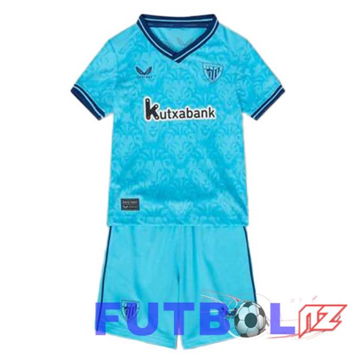 Camisetas De Futbol Athletic Bilbao Ninos Segunda Azul 2023/2024 Camisetas De Futbol Athletic Bilbao Ninos Segunda Azul 2023/2024