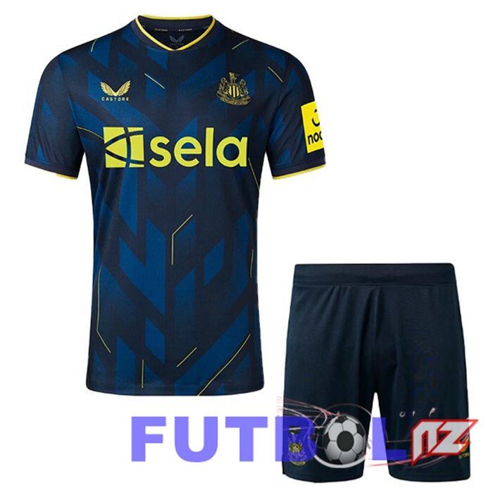 Camisetas De Futbol Newcastle United Ninos Tercera Azul 2023/2024 Camisetas De Futbol Newcastle United Ninos Tercera Azul 2023/2024