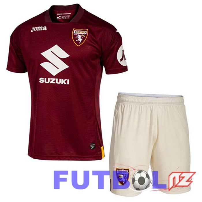 Camisetas De Futbol Torino FC Ninos Primera Rojo 2023/2024