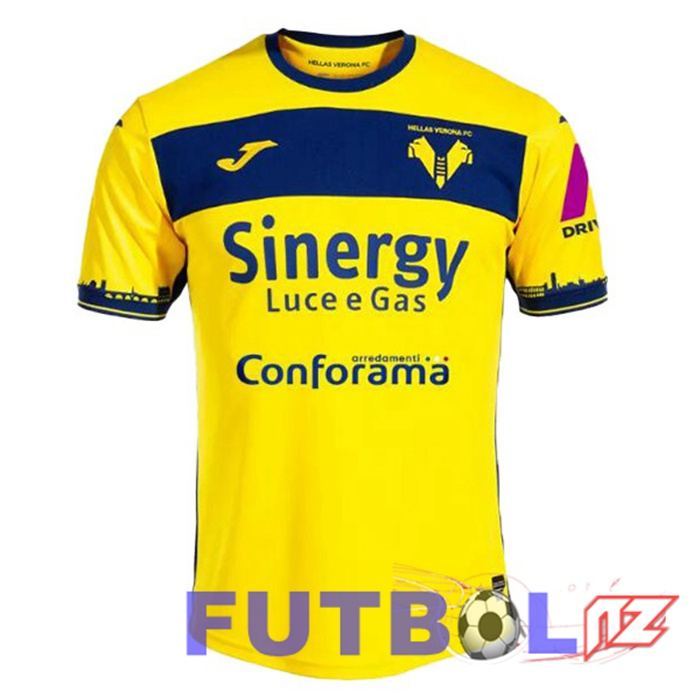Camisetas De Futbol Hellas Verone Segunda Amarillo 2023/2024