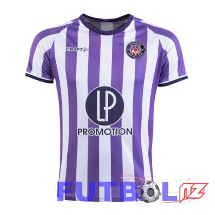 Camisetas De Futbol Toulouse Primera Púrpura Blanco 2023/2024