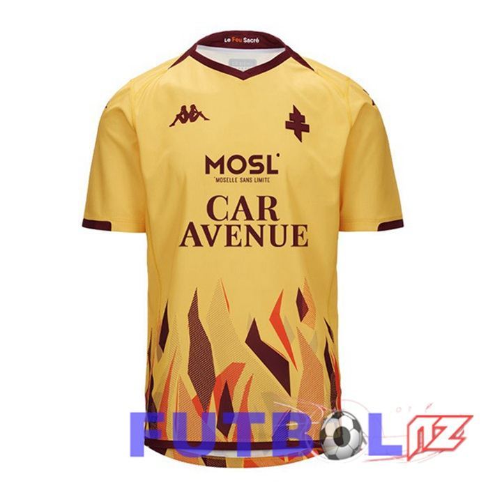 Camisetas De Futbol FC Metz Segunda Amarillo 2023/2024