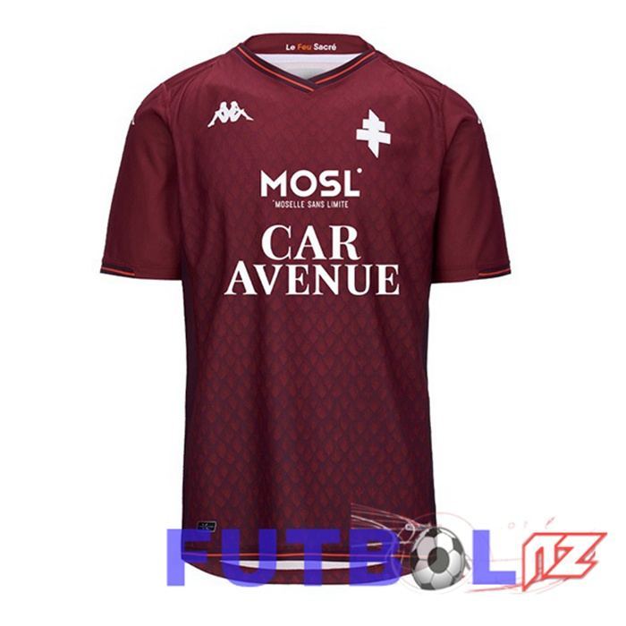 Camisetas De Futbol FC Metz Primera Rojo 2023/2024