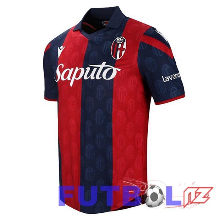 Camisetas De Futbol Bologne Primera Azul Rojo 2023/2024