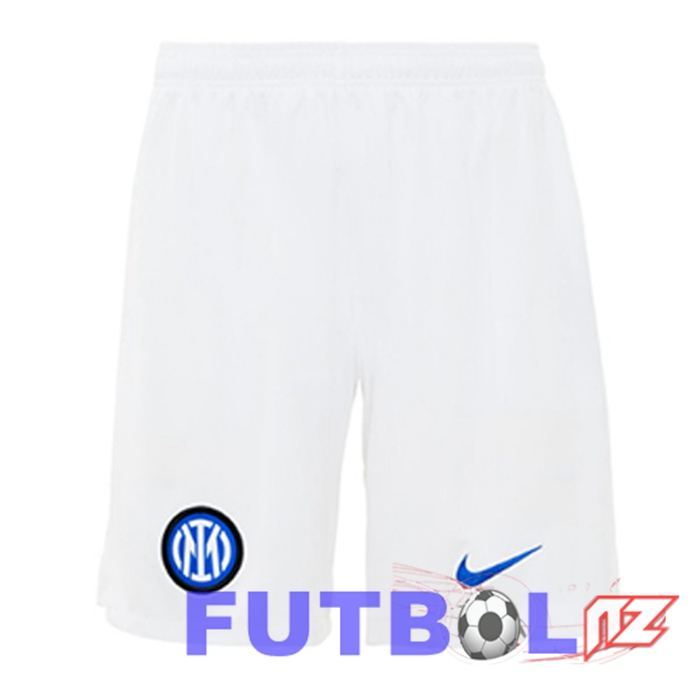 Cortos De Futbol Inter Milan Segunda Blanco 2023/2024