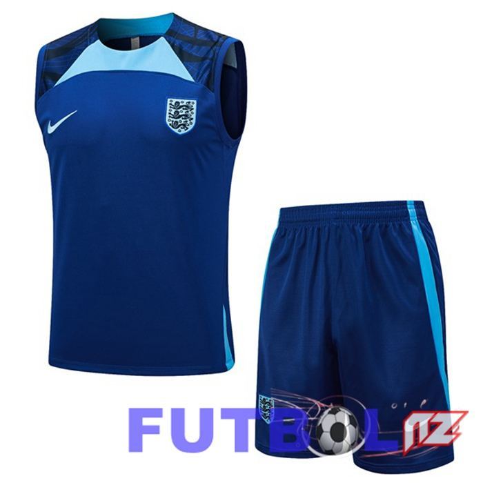 Chaleco De Futbol Angleterre + Cortos Azul 2023/2024