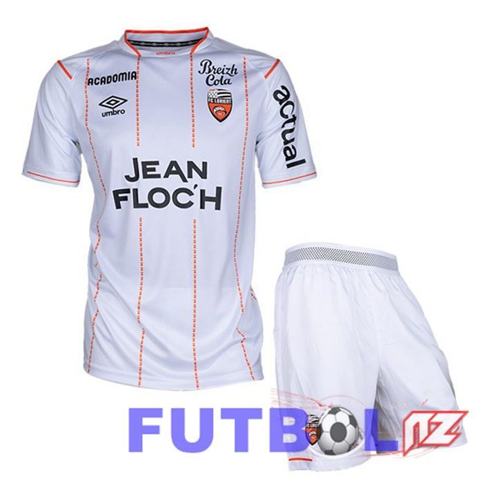Camisetas De Futbol FC Lorient Ninos Tercera Azul Blanco 2023/2024
