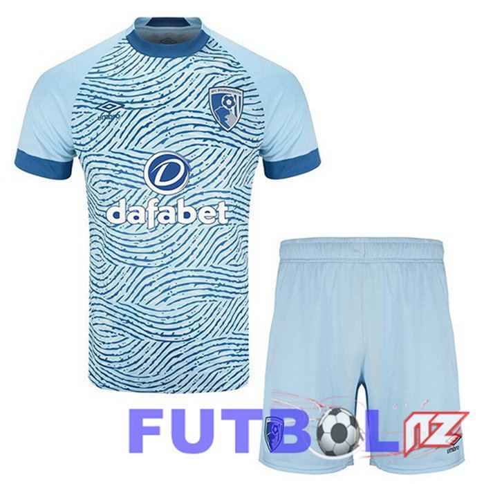 Camisetas De Futbol AFC Bournemouth Ninos Segunda Azul 2023/2024