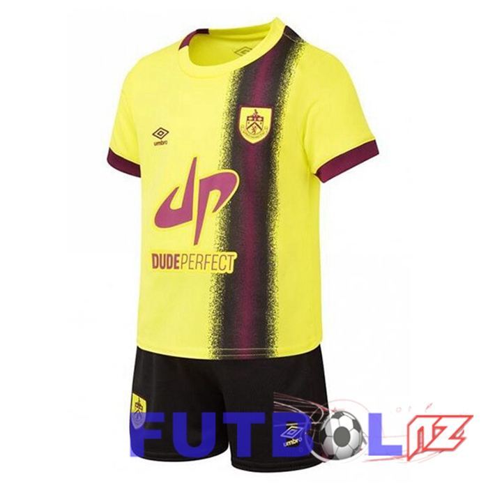 Camisetas De Futbol Burnley Ninos Segunda Amarillo 2023/2024