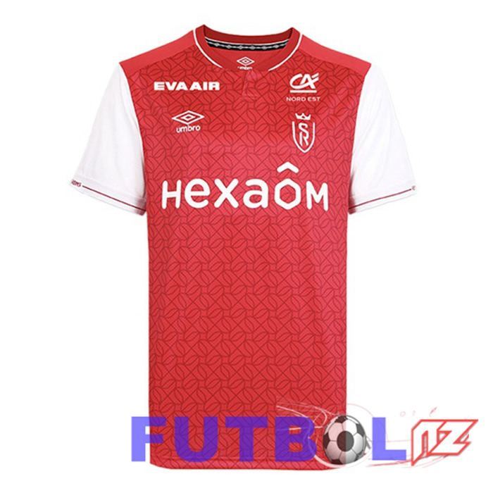 Camisetas De Futbol Stade De Reims Primera Rojo 2023/2024 Camisetas De Futbol Stade De Reims Primera Rojo 2023/2024
